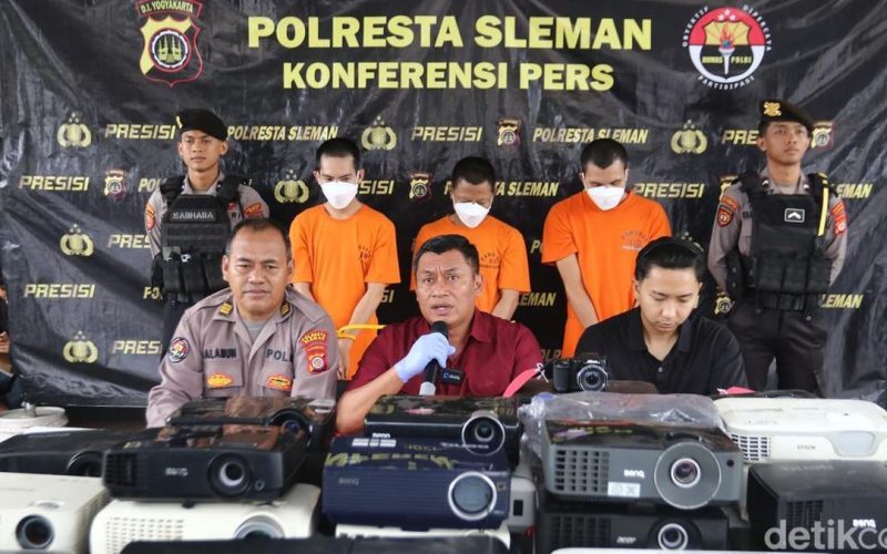 Komplotan Maling Spesialis Sekolah di Sleman Dibekuk, 15 SD-SMP Jadi Korban?