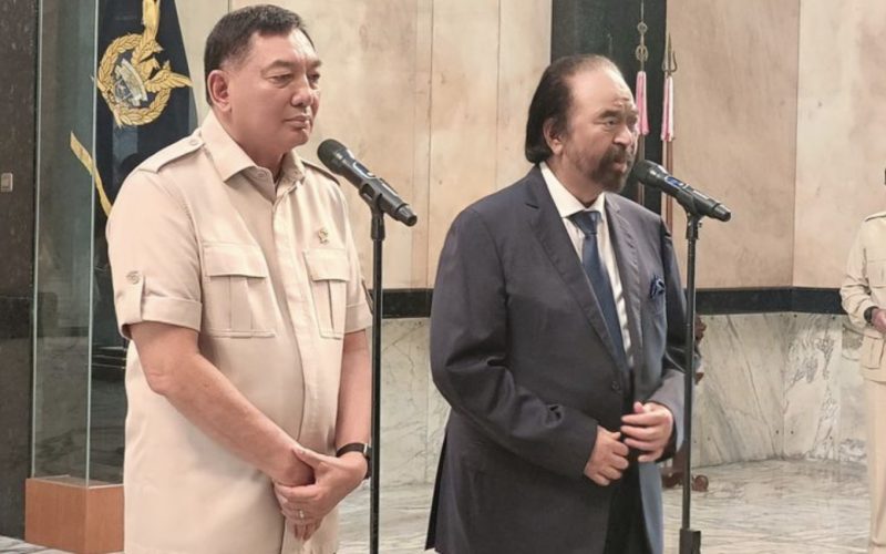Surya Paloh: Pertemuan Strategis dengan Menteri Pertahanan Sjafrie Sjamsoeddin untuk Stabilitas Nasional